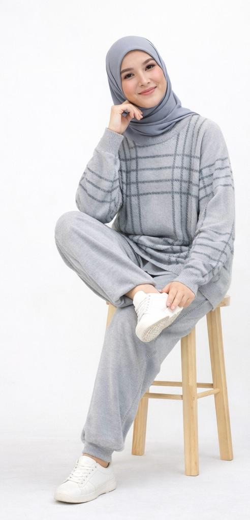 Heritage Plaid Knit Co-Ord Set