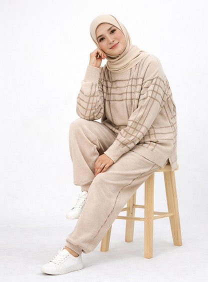 Heritage Plaid Knit Co-Ord Set