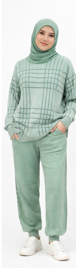 Heritage Plaid Knit Co-Ord Set