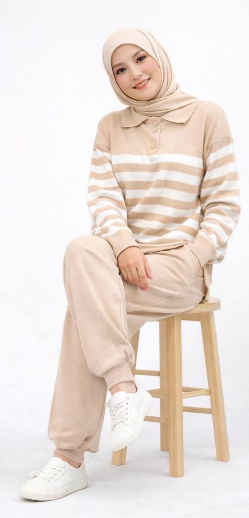 Classic Stripe Knit Co-ord set