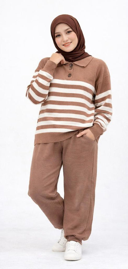 Classic Stripe Knit Co-ord set