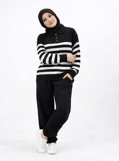 Classic Stripe Knit Co-ord set