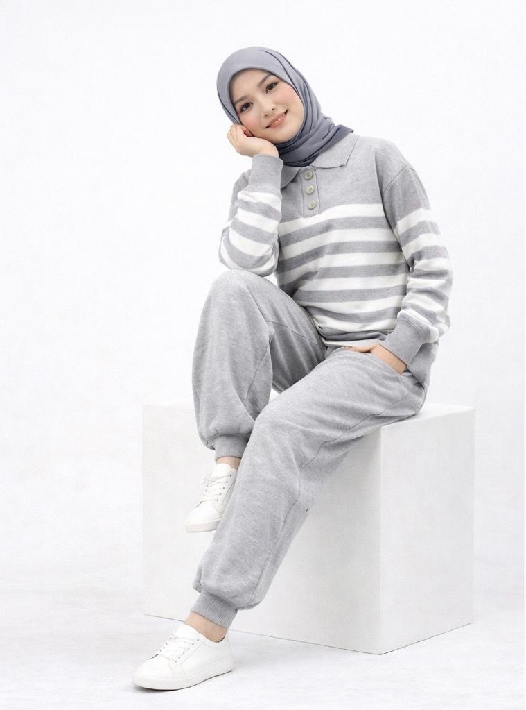 Classic Stripe Knit Co-ord set