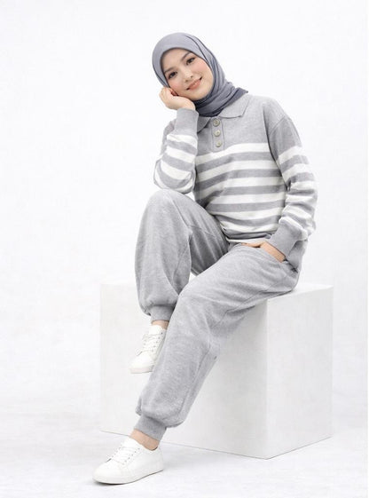 Classic Stripe Knit Co-ord set