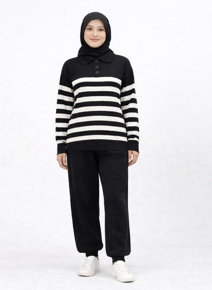 Classic Stripe Knit Co-ord set