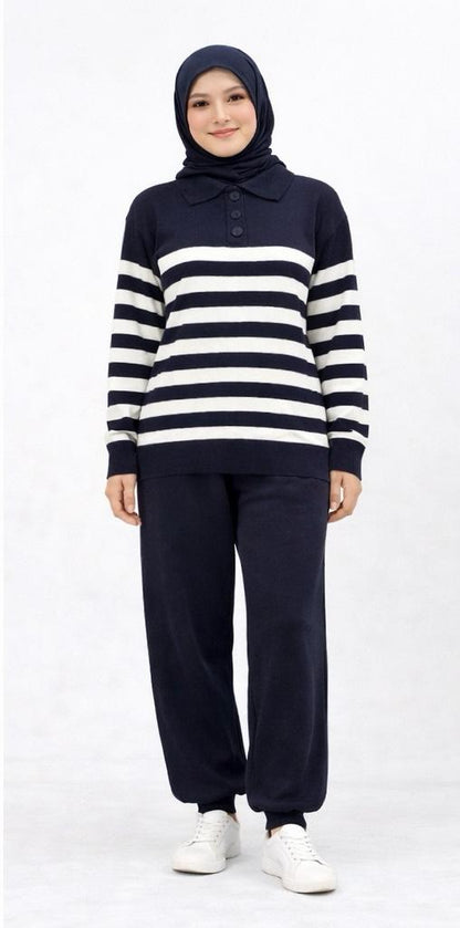 Classic Stripe Knit Co-ord set