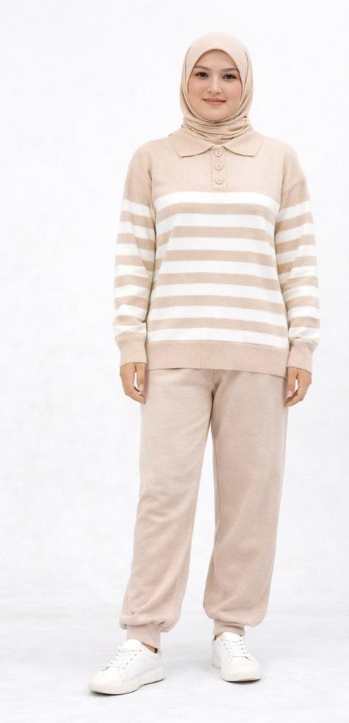 Classic Stripe Knit Co-ord set