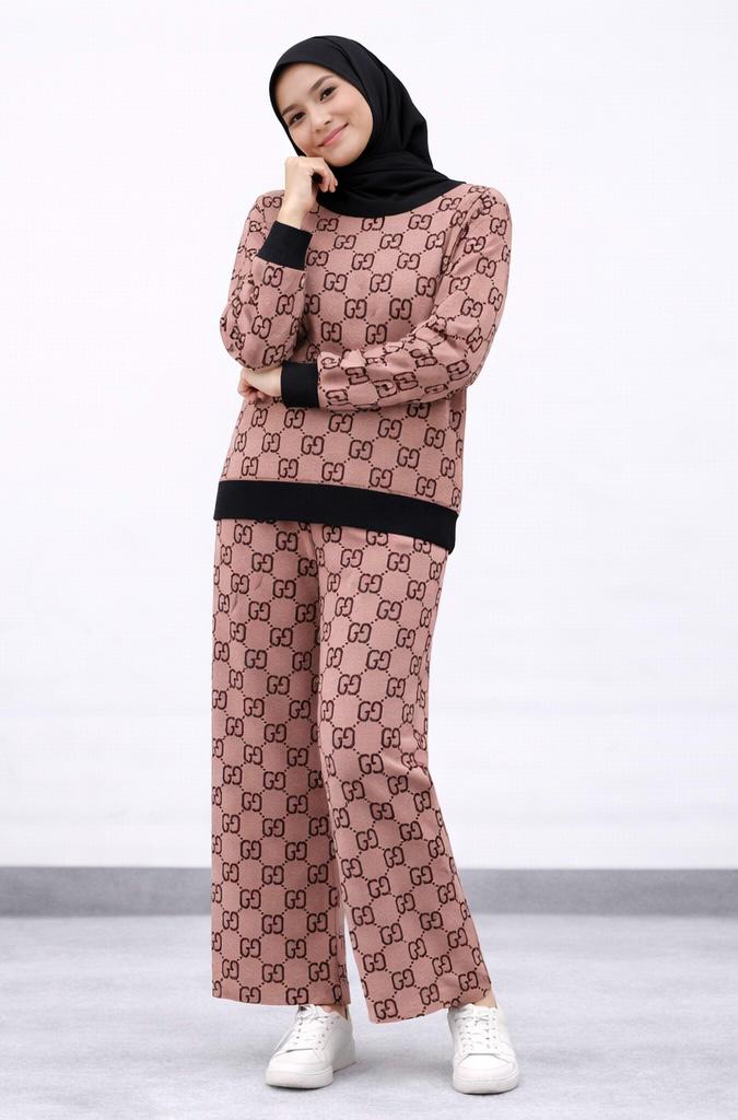Signature Monogram Knit Co-Ord Set