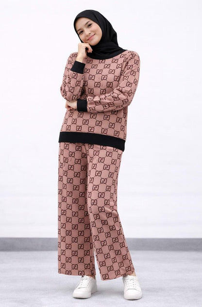 Signature Monogram Knit Co-Ord Set
