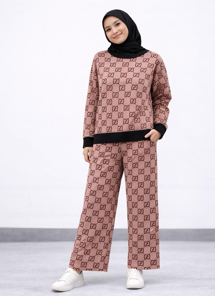 Signature Monogram Knit Co-Ord Set