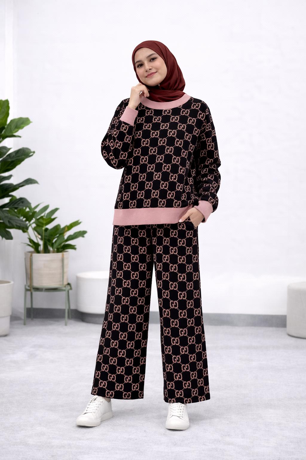 Signature Monogram Knit Co-Ord Set