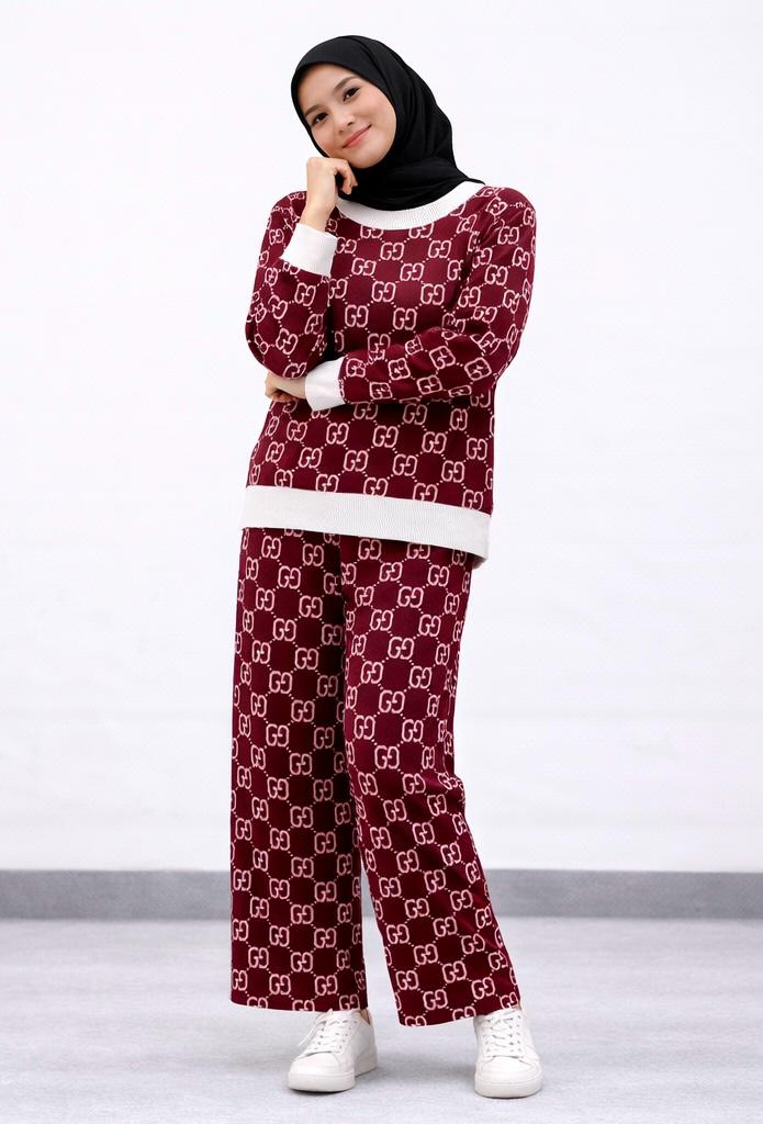 Signature Monogram Knit Co-Ord Set