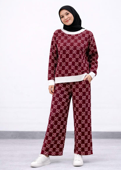 Signature Monogram Knit Co-Ord Set