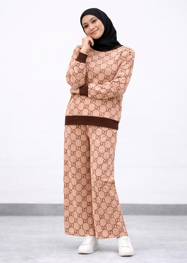 Signature Monogram Knit Co-Ord Set