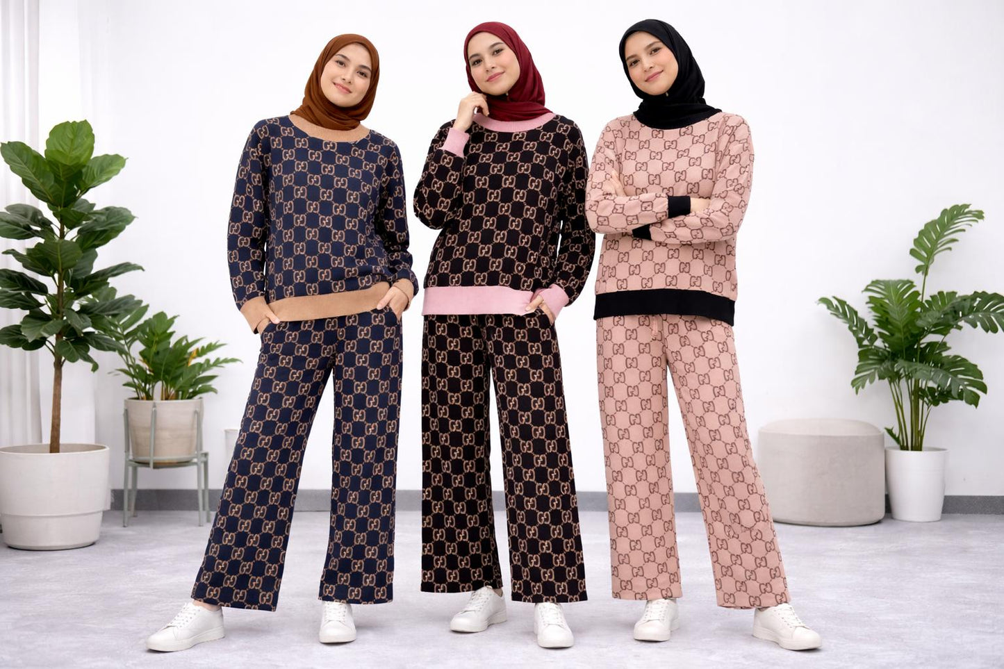 Signature Monogram Knit Co-Ord Set