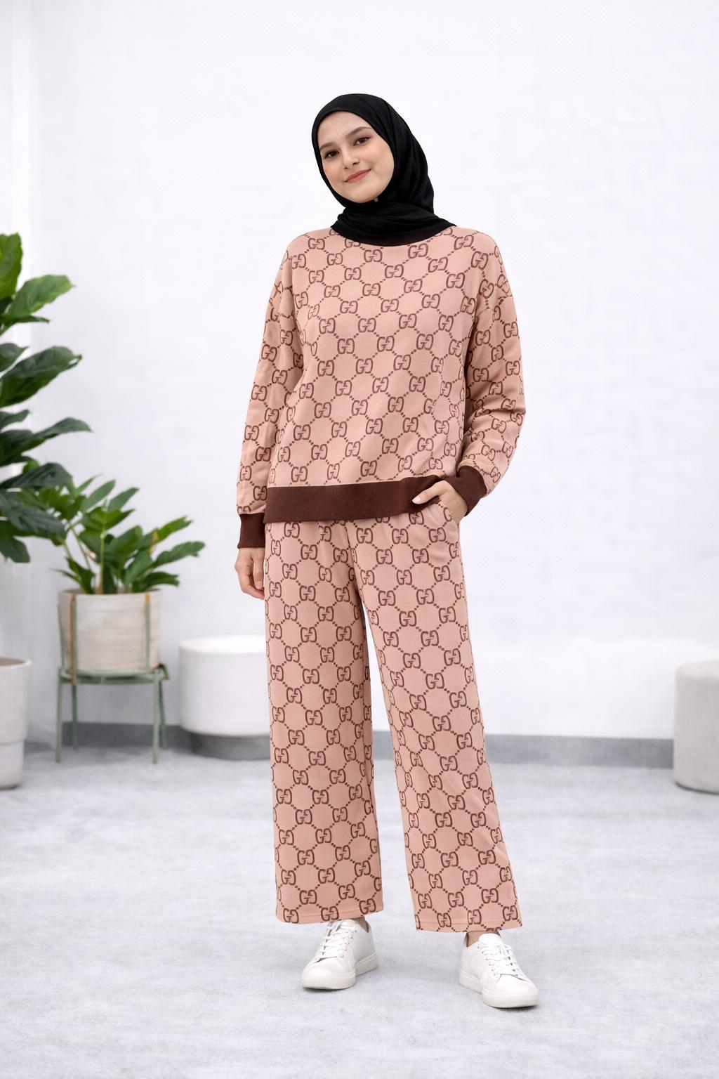 Signature Monogram Knit Co-Ord Set