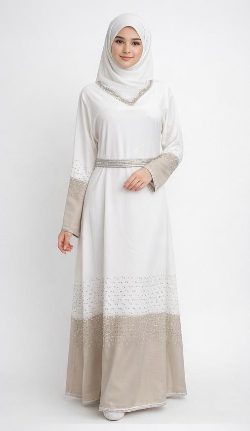 Koftan Soiree two shade pattern