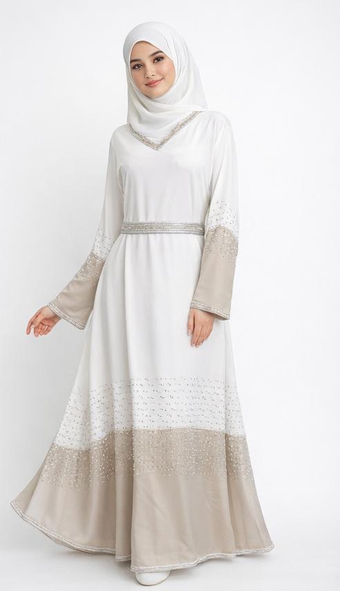 Koftan Soiree two shade pattern