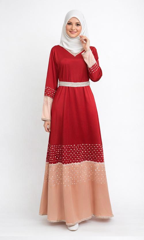 Koftan Soiree two shade pattern