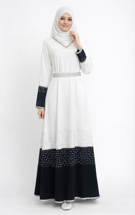 Koftan Soiree two shade pattern