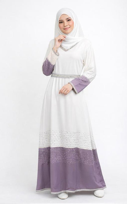 Koftan Soiree two shade pattern