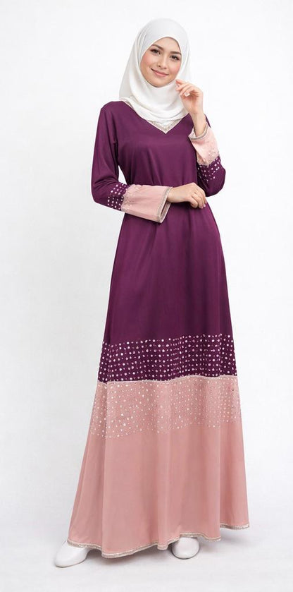 Koftan Soiree two shade pattern