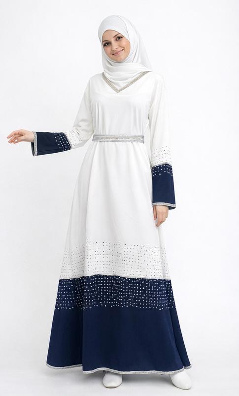 Koftan Soiree two shade pattern