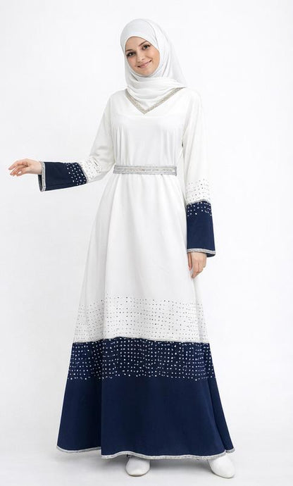 Koftan Soiree two shade pattern