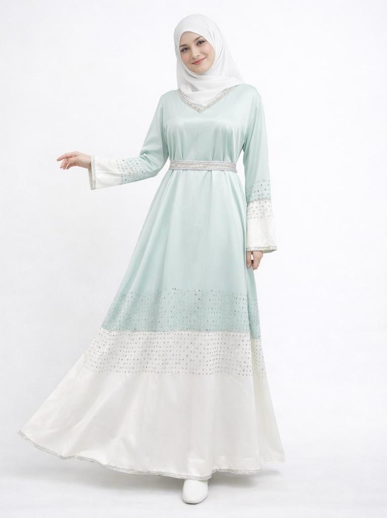 Koftan Soiree two shade pattern