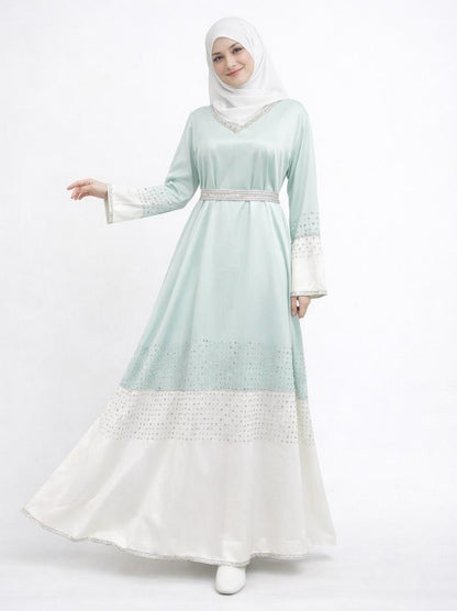 Koftan Soiree two shade pattern