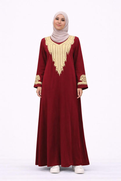 Embroidered heritage Abaya