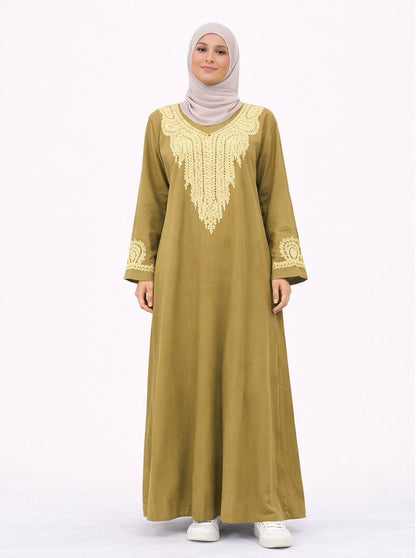 Embroidered heritage Abaya