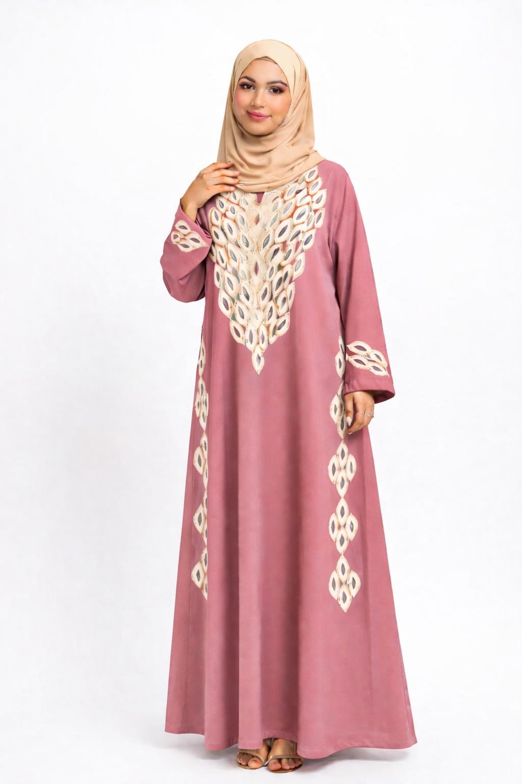 Feather Bloom Jalabiya