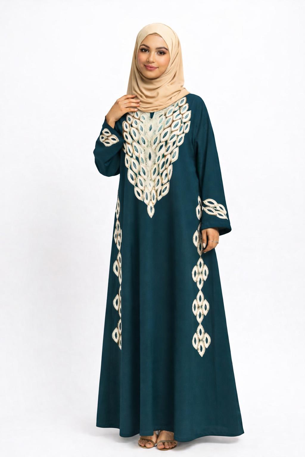 Feather Bloom Jalabiya