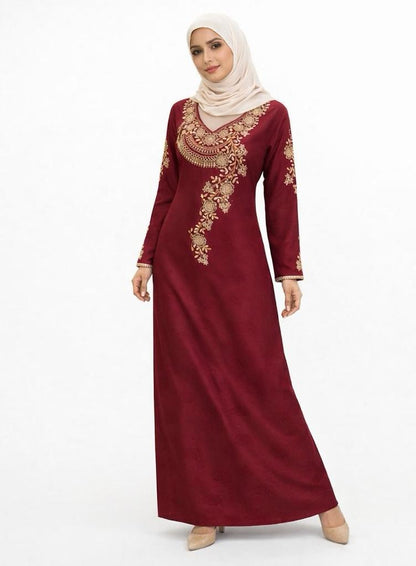 Noorvine embroidery Jalabiya