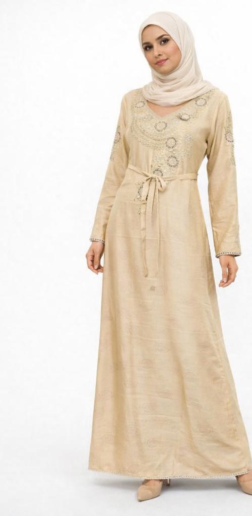 Noorvine embroidery Jalabiya