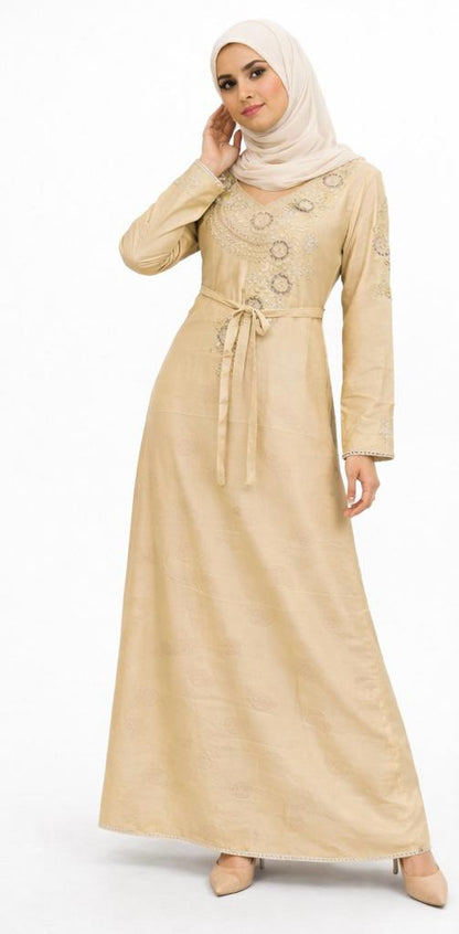 Noorvine embroidery Jalabiya