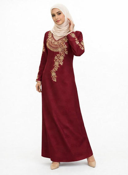 Noorvine embroidery Jalabiya