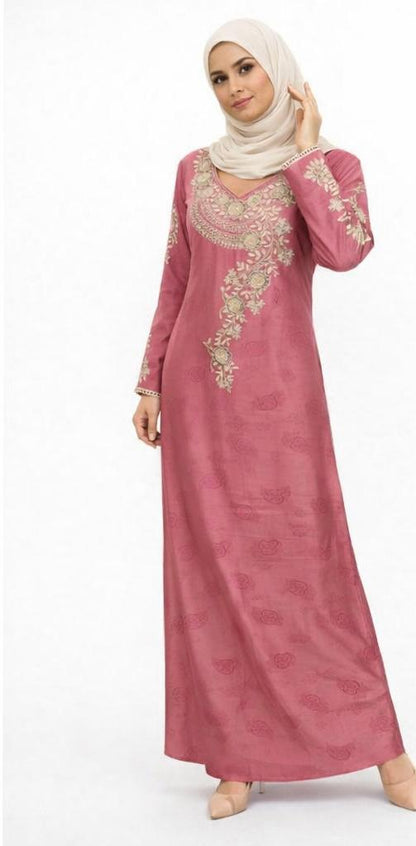 Noorvine embroidery Jalabiya