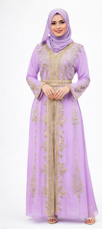 The Gold Spirit Abaya