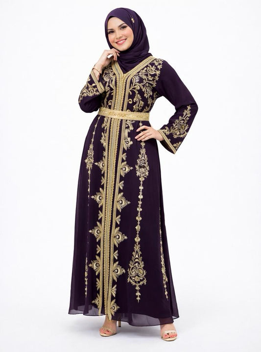 The Gold Spirit Abaya