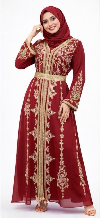 The Gold Spirit Abaya