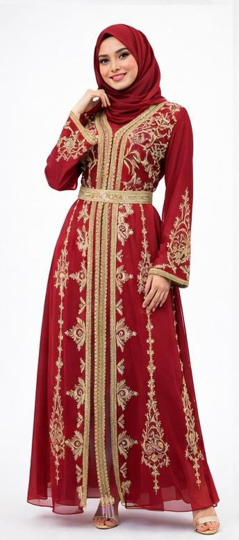 The Gold Spirit Abaya