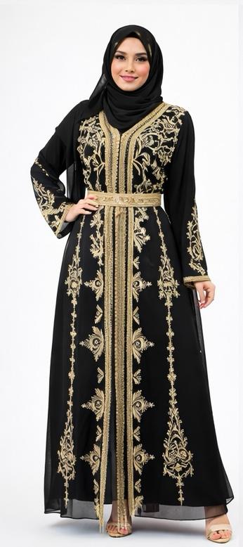 The Gold Spirit Abaya