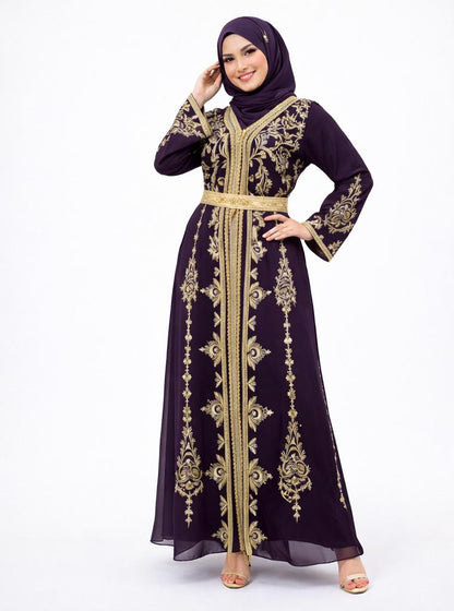 The Gold Spirit Abaya