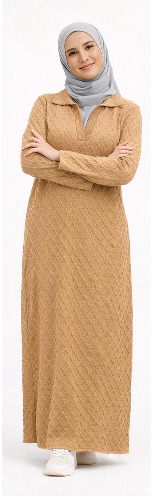 Textured Knit Maxi Dress