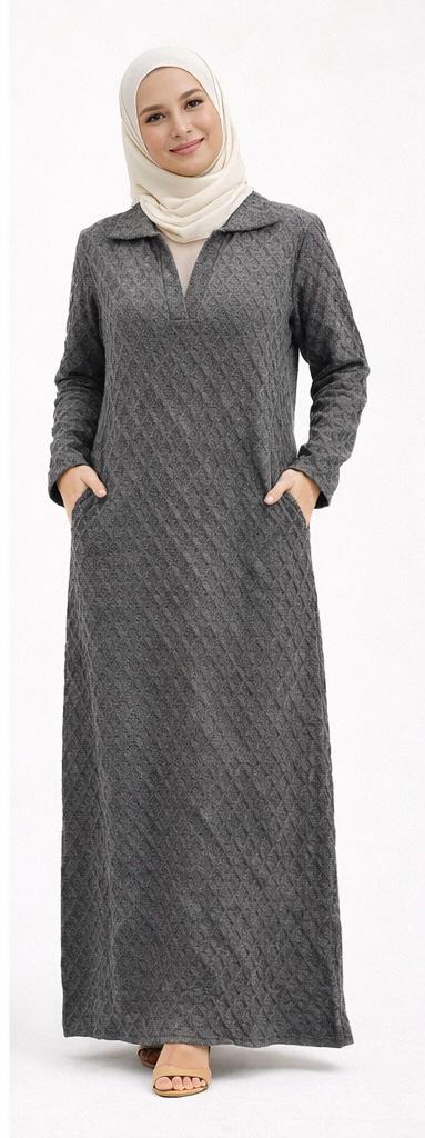 Textured Knit Maxi Dress