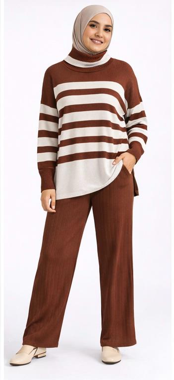 Comfort Striped Co-Ord Set