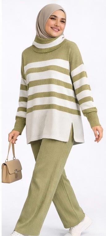 Comfort Striped Co-Ord Set