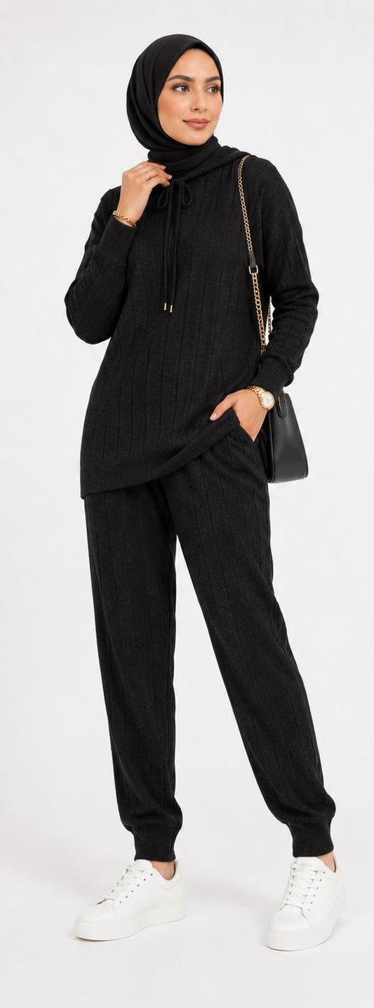 Midnight Knit Lounge Set